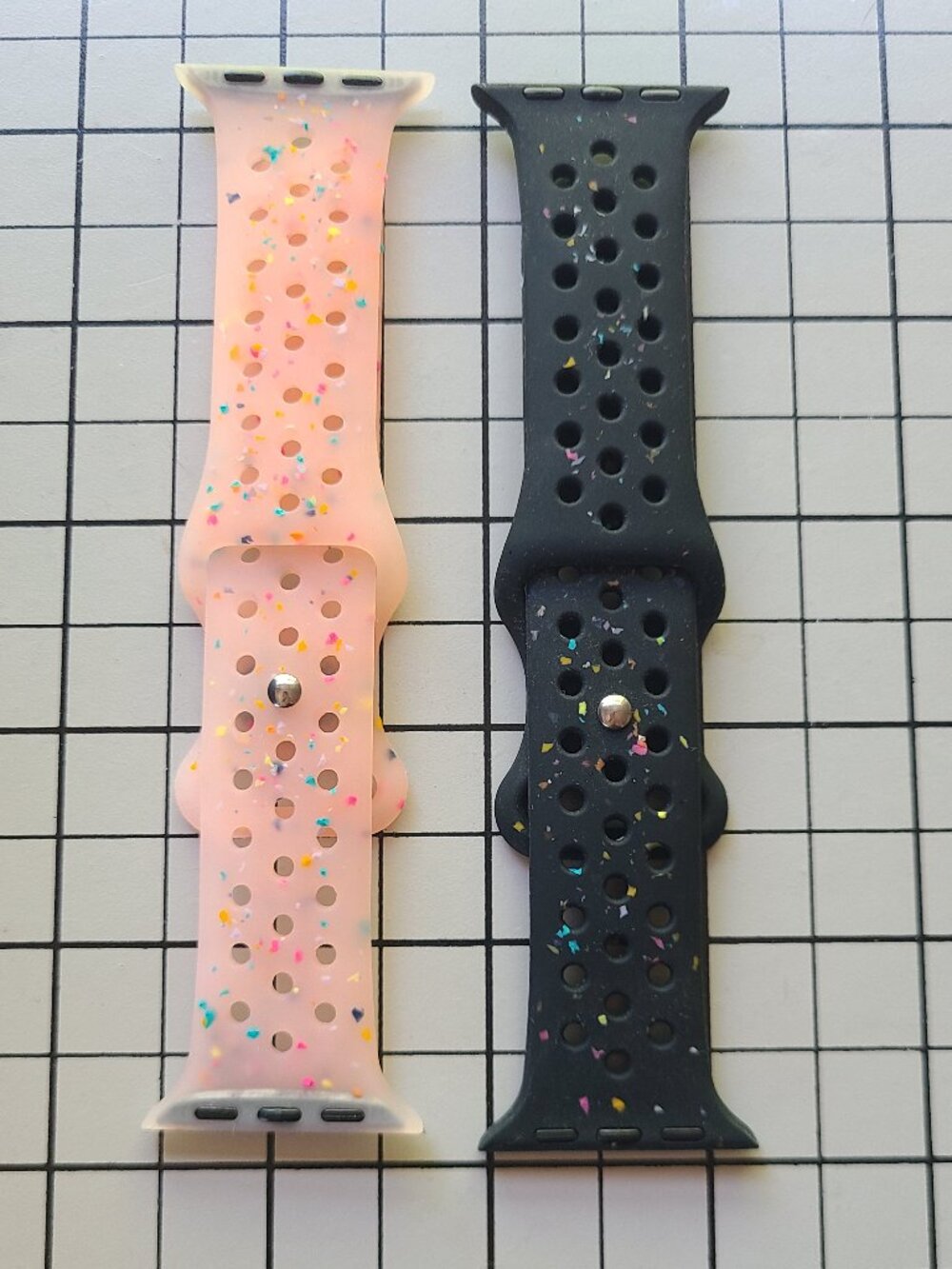 Two Jelly Style Apple Watch Bands - NEW